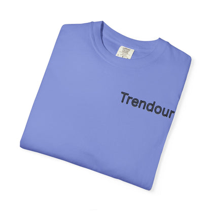 Trendour Cosmic Energy Cat T-Shirt - Unisex Garment-Dyed Tee, Trendour Graphic Shirt, Cat Lover Gift, Astrology Apparel