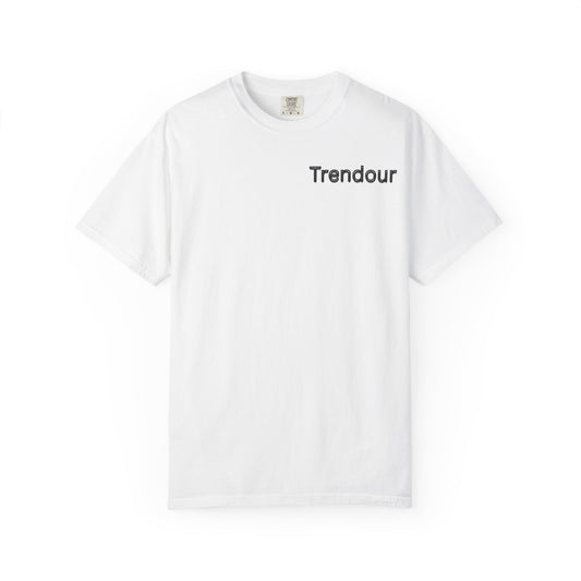 Trendour Cosmic Energy Cat T-Shirt - Unisex Garment-Dyed Tee, Trendour Graphic Shirt, Cat Lover Gift, Astrology Apparel