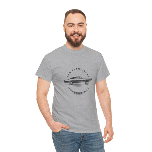 Vintage San Francisco Car Tee, Cool Graphic T-Shirt, Unisex Tee, Road Trip Shirt, Retro Car Lover Gift