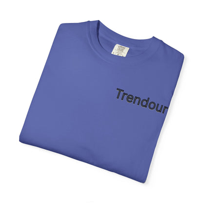 Trendour Cosmic Energy Cat T-Shirt - Unisex Garment-Dyed Tee, Trendour Graphic Shirt, Cat Lover Gift, Astrology Apparel