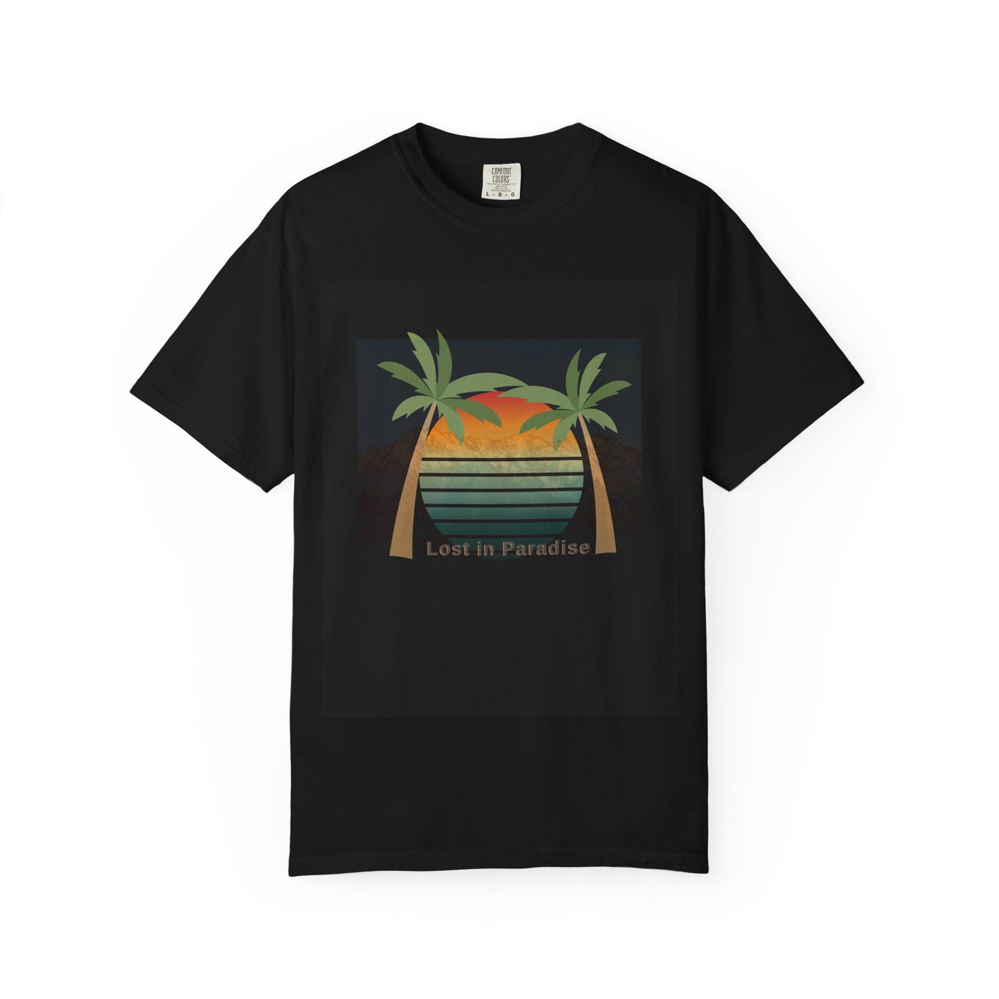 Lost in Paradise Unisex T-Shirt - Garment-Dyed Summer Vibes